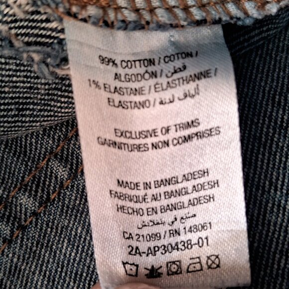 Ardene high-waisted straight-leg jeans size - Picture 12 of 12